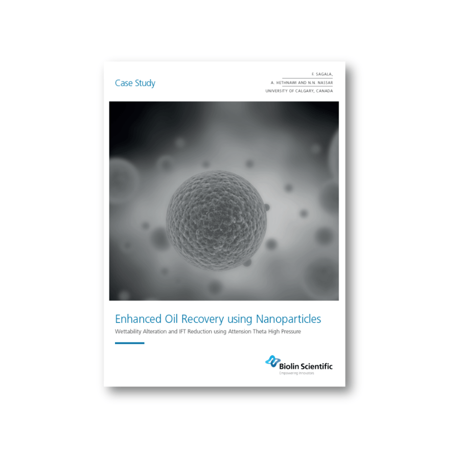 Enhanced oil recovery using nanoparticles