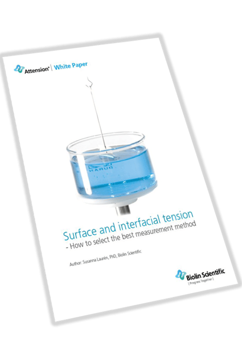 Surface and interfacial tension White paper Biolin Scientific